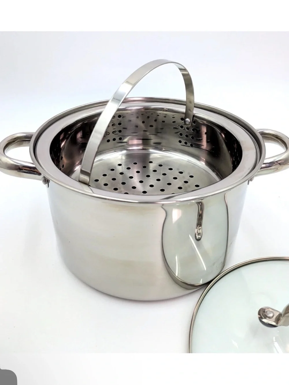 Stainless Steel Soup Pot & Streamer Basket 4 Qt